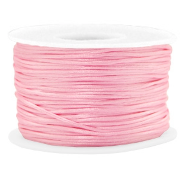 Macramé Satin // Pink // a 10 Meter